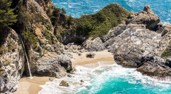 Plan A Visit To McWay Falls, Northern California’s Beautifully Blue Waterfall