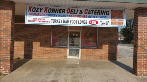 Kozy Korner Deli In Illinois Has Its Own Signature Gourmet Foot-long Turkey Sandwich