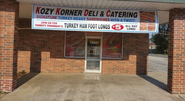 Kozy Korner Deli In Illinois Has Its Own Signature Gourmet Foot-long Turkey Sandwich