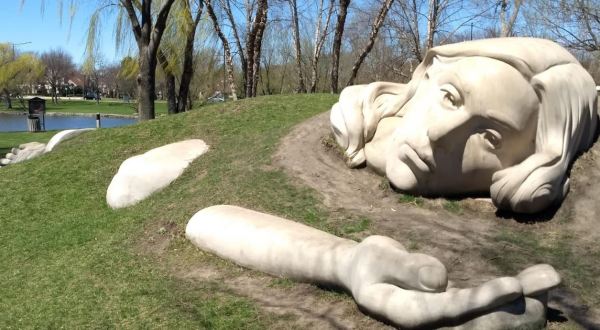 Virtually Explore All 16 Creations Within The International Sculpture Park At The Chicago Athenaeum In Illinois