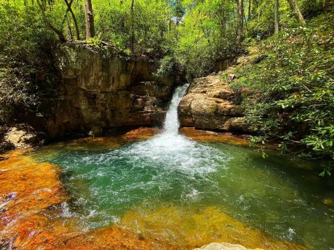 Plan A Visit To Blue Hole Falls, Tennessee's Beautifully Blue Waterfall