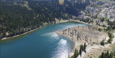 Drive To The High-Altitude Lake Cleveland And Escape For The Day To The Idaho Mountains
