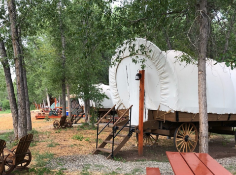There's An Epic Covered Wagon Campground In Colorado And It's A Unique Overnight Adventure