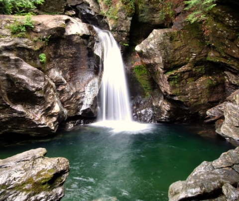 Plan A Visit To Bingham Falls, Vermont's Beautifully Blue-Green Waterfall