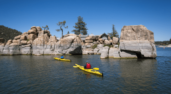 Rent A Kayak For The Day And Float On The Most Beautiful Mountain Lake In Southern California