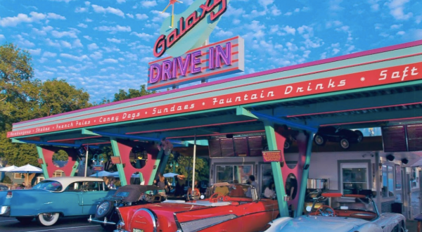 For A Retro Blast From The Past, Check Out The Quirky And Colorful Galaxy Drive-In In Minnesota