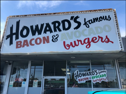 Sink Your Teeth Into Juicy Goodness At The Iconic Burger Stand In Southern California, Howard's Famous Bacon And Avocado Burger