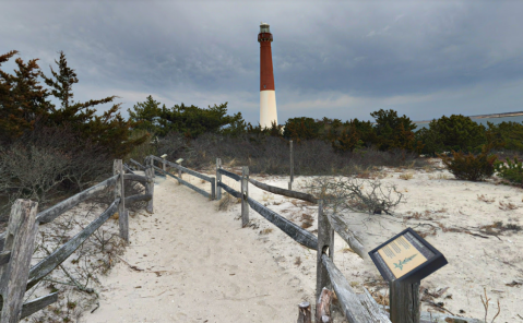 Follow A Sandy Path To The Waterfront When You Visit Barnegat Lighthouse State Park In New Jersey