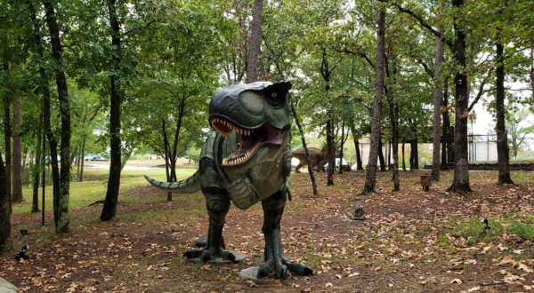 Travel To The Age Of Dinosaurs When You Explore The 21 Acres Surrounding The Mid-America Science Museum In Arkansas