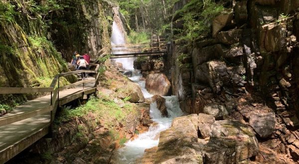 The Almost Perfect Sights And Sounds Of The Flume Gorge Trail In New Hampshire Will Be A Memory You Won’t Forget