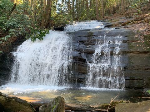 Discover Some Delightful Mini-Falls While You Take This Easy Hike At Long Creek Falls In Georgia