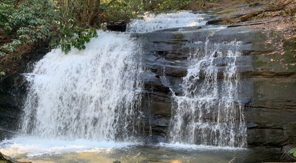 Discover Some Delightful Mini-Falls While You Take This Easy Hike At Long Creek Falls In Georgia