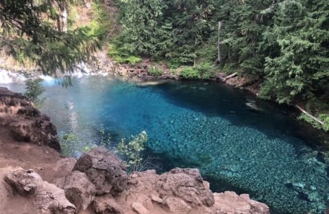 Hiking The McKenzie River Trail To Tamolitch Blue Pool In Oregon Is Like Entering A Fairytale
