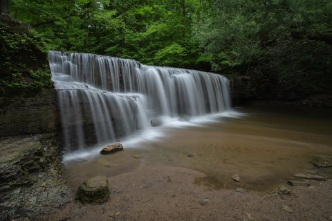 This Easy, One-Mile Trail Leads To Hidden Falls, One Of Minnesota's Most Underrated Waterfalls
