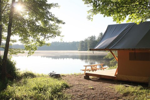 The Secluded Glampground In New Hampshire That Will Take You A Million Miles Away From It All