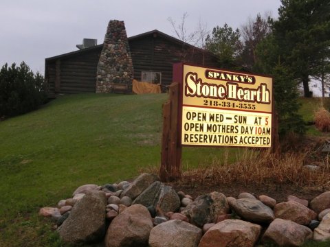 Enjoy An Amazing Meal On The Shores Of Rose Lake At Spanky's Stone Hearth In Frazee, Minnesota