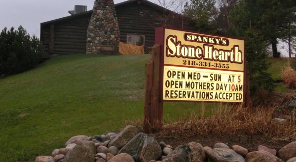 Enjoy An Amazing Meal On The Shores Of Rose Lake At Spanky’s Stone Hearth In Frazee, Minnesota