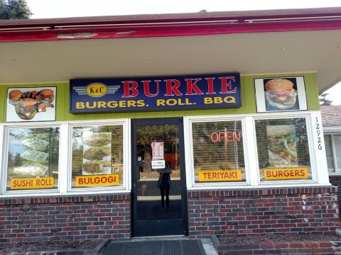 K & C Burkie Is An Unassuming Eatery In Washington With Scrumptious Sushi And Burgers