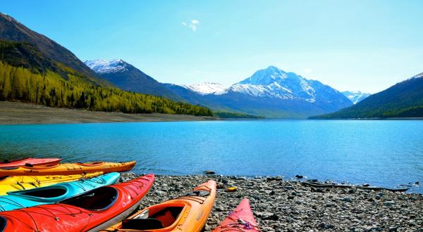 Kayaking This Glacial Lake In Alaska Is What Dreams Are Made Of