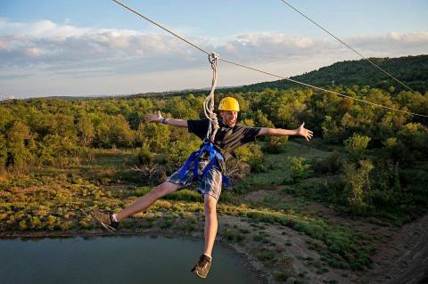 Get An Adrenaline Rush On Oklahoma's First Zipline Tour At PostOak Canopy In Oklahoma