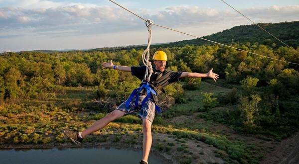 Get An Adrenaline Rush On Oklahoma’s First Zipline Tour At PostOak Canopy In Oklahoma