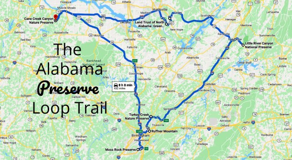 Follow This Preserve Loop Trail To Experience Some Of Alabama’s Most Beautiful Scenery