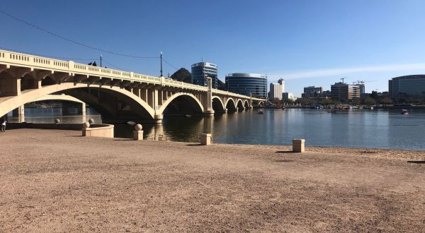 Follow A Sandy Path To The Waterfront When You Visit Tempe Beach Park In Arizona