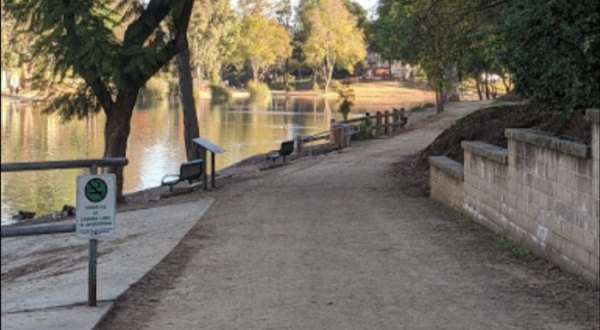 Follow A Sandy Path To The Waterfront When You Visit Laguna Lake Park In Southern California