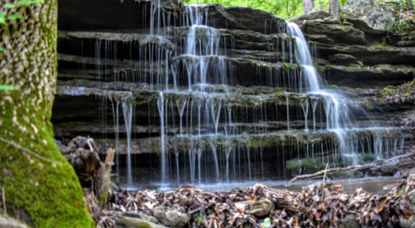 Don’t Overlook The Multi-Tiered Waterfall Hiding At Lake Fort Smith State Park In Arkansas