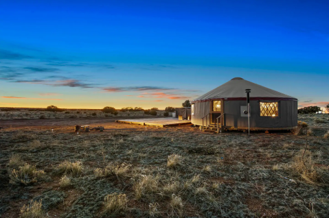 There's Nothing Like An Overnight Stay At The Mahal Yurt In Arizona