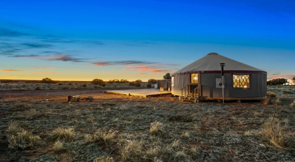 There’s Nothing Like An Overnight Stay At The Mahal Yurt In Arizona