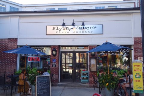 Flying Saucer Pizza, A Local Favorite, Is A Quirky And Delicious Place To Dine In Massachusetts