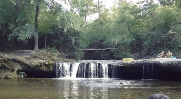 Swim Underneath A Waterfall At This Refreshing Swimming Hole In Mississippi