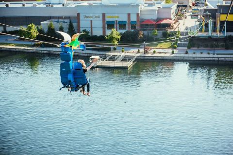 Soar Over Lake Taneycomo In Missouri While Seated On A One-Of-A-Kind Zipline