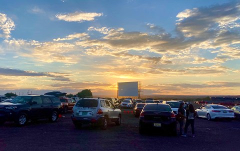 Watch A Flick Or A Concert From Your Car At Balloon Fiesta Park In Albuquerque, New Mexico