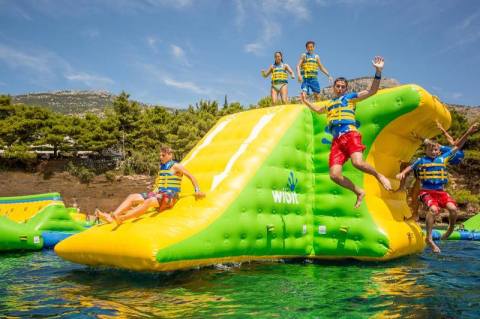 Rathbun Lake Aquapark Is A Floating Waterpark In Iowa That's Fun For The Whole Family