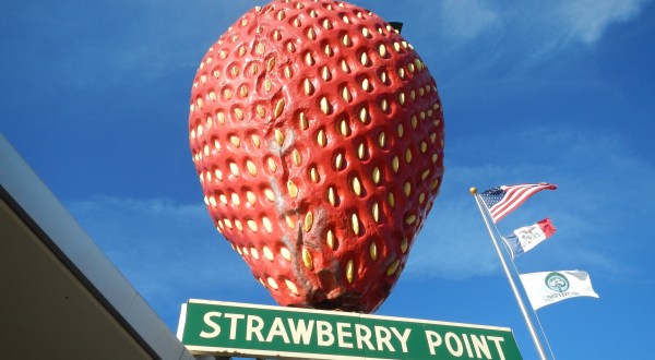 Small Town Iowa Is Home To The Largest Strawberry In The United States