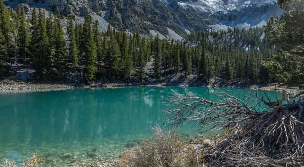 Nestled In The Mountains, Teresa Lake Has Some Of The Clearest Water In Nevada