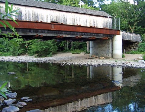 Explore A Covered Bridge On The Salmon River Trail, An Easy Hike In Connecticut