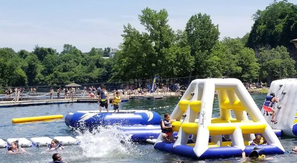 Brownstone Park Is A Floating Waterpark In Connecticut That’s Fun For The Whole Family