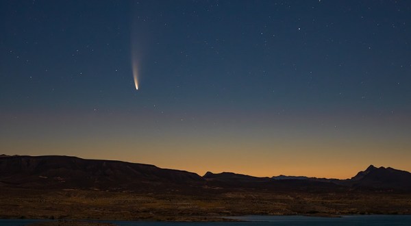 Catch The Bright, Newly-Discovered Neowise Comet Streaking In The Sky Above Northern California This Week