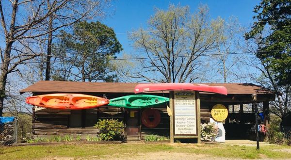 Book A Cabin, Rent A Kayak, And Float The River At The All-Inclusive Caddo River Camping & Canoe Rental