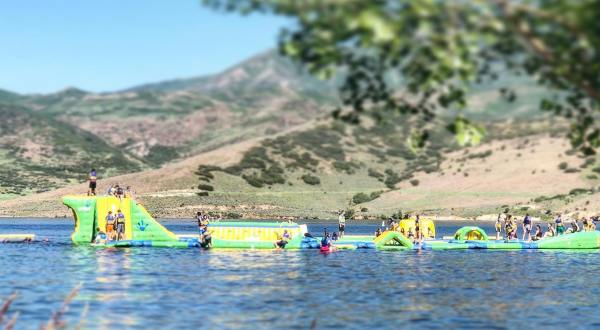 Island Aqua Park Is A Floating Waterpark In Utah That’s Fun For The Whole Family