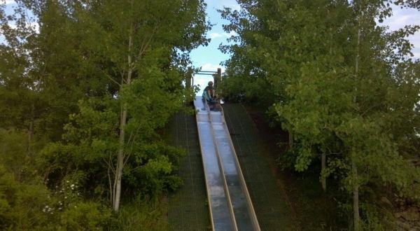 The 33-Foot Side-By-Side Slides At Wisconsin’s Fox River Park Offer Old-Fashioned Fun For Kids And Kids At Heart  
