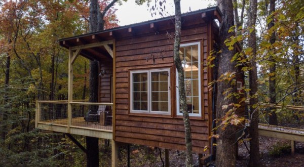 Enjoy The Natural Beauty Of Tennessee With A Stay At One Of These Gorgeous Treehouse Cabins