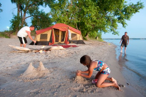 Find The Perfect Place To Sprawl Out On White Sand Beaches At Lake McConaughy In Nebraska