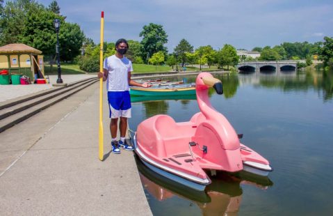 Rent Your Own Floatmingo In Buffalo This Summer Right On Hoyt Lake