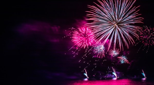 A Drone Flew Over Fireworks In New Jersey And Captured Mesmerizing Footage