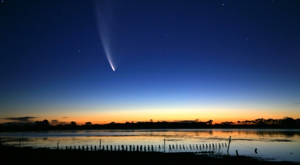 Look Up To The Sky For A Chance To Spot Both A Rocket And A Comet Over New Jersey This Week
