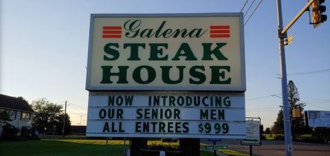 Order A Traditional Family Meal At Galena Steakhouse In Illinois